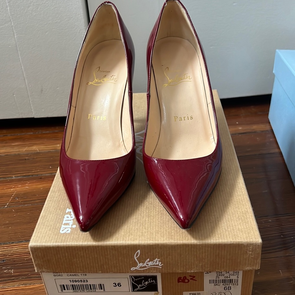 Christian Louboutin Red Patent Leather Heels